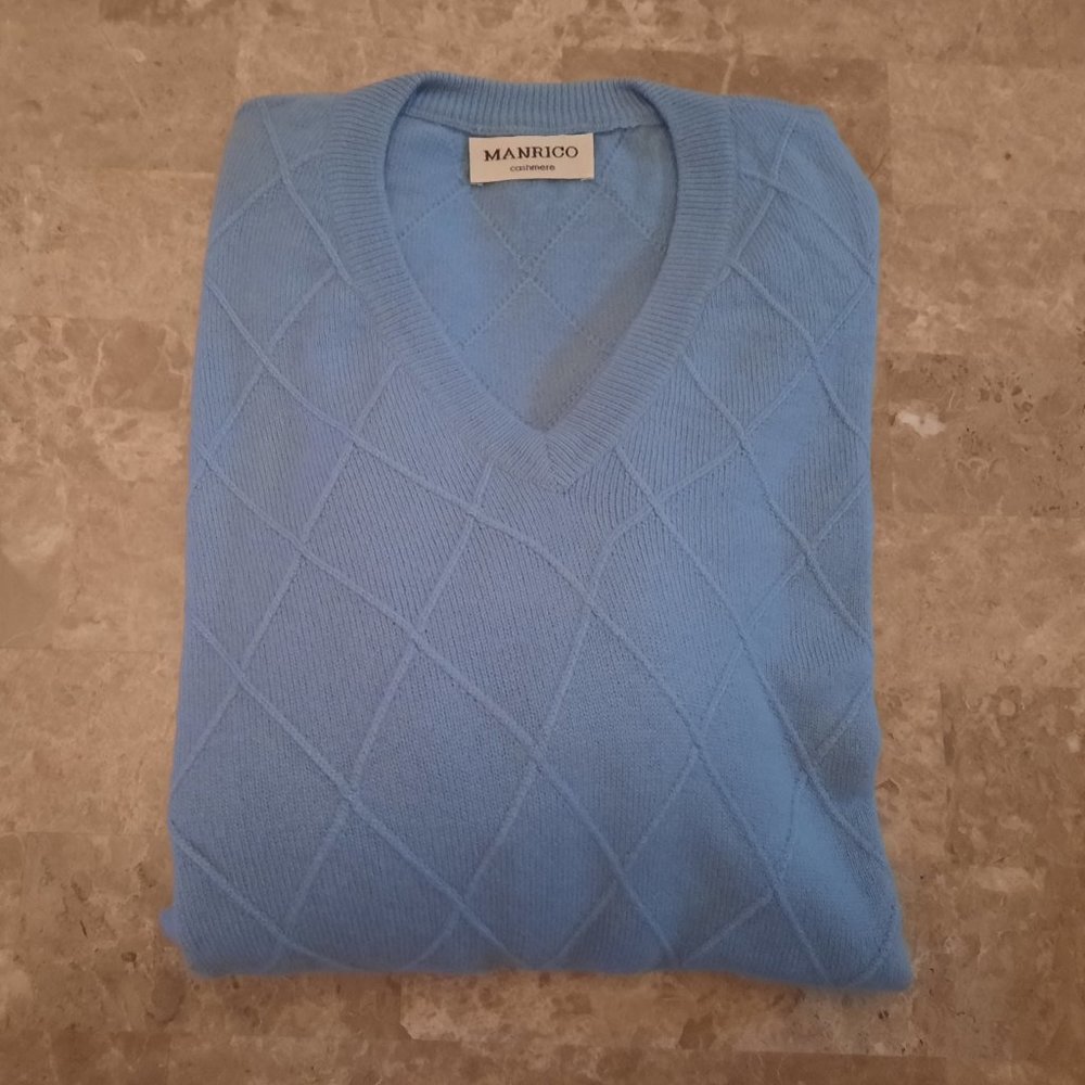 EXTRAORDINARY GENTLEMEN'S MANRICIO 3- PLY CASHMERE SWEATER